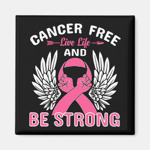 Breast Cancer Survivor Fighter Warrior Pink Ribbon Magnet