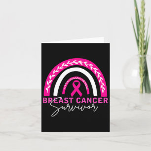 Breast Cancer Survivor For Women Mum Wife Survivor Card