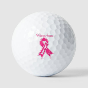 Breast Cancer Survivor  Golf Balls