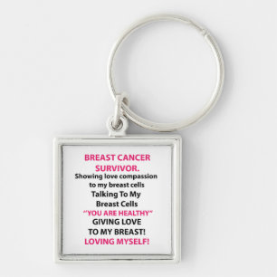 Breast Cancer Survivor Key Ring