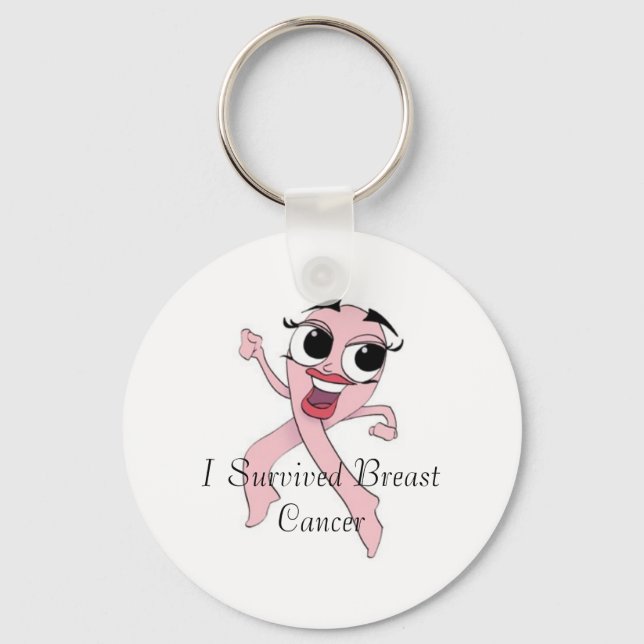 Breast Cancer Survivor Keychain (Front)