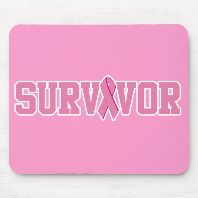 Breast Cancer Survivor Mouse Mat (Front)