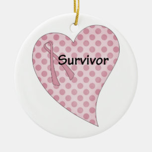 breast cancer survivor ornament