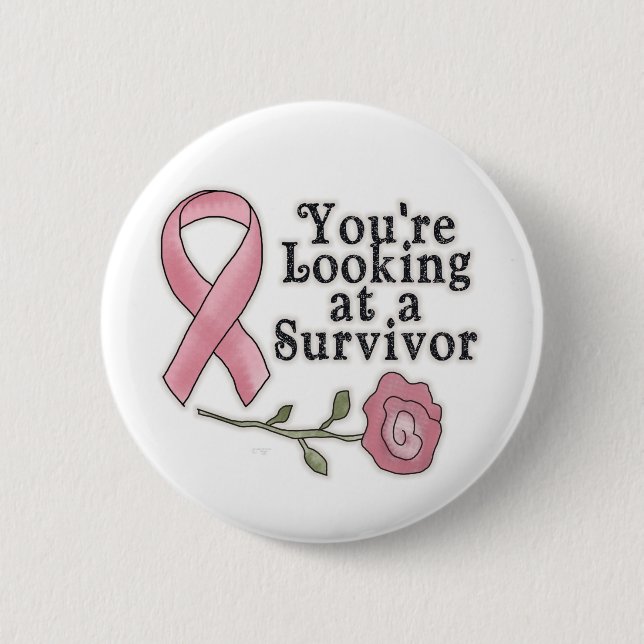 Breast Cancer Survivor Pin (Front)