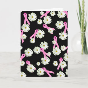 Breast Cancer Survivor Pink Ribbons Support Card