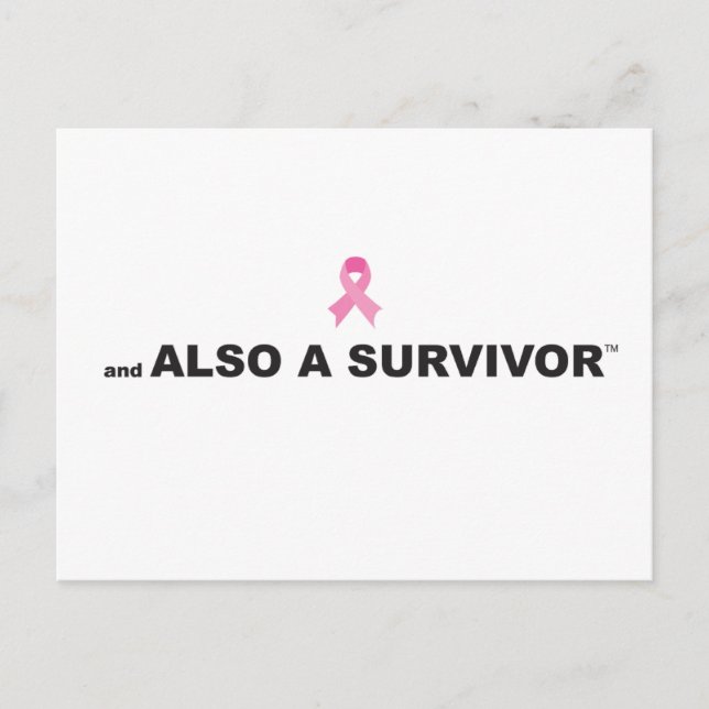 Breast Cancer Survivor Postcard (Front)