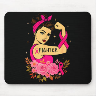 Breast Cancer Survivor Rosie Riveter Nk Awareness Mouse Mat