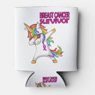 BREAST CANCER Survivor Stand-Fight-Win Can Cooler