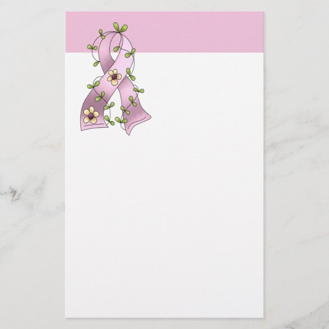 Breast Cancer Survivor Stationery (Front)