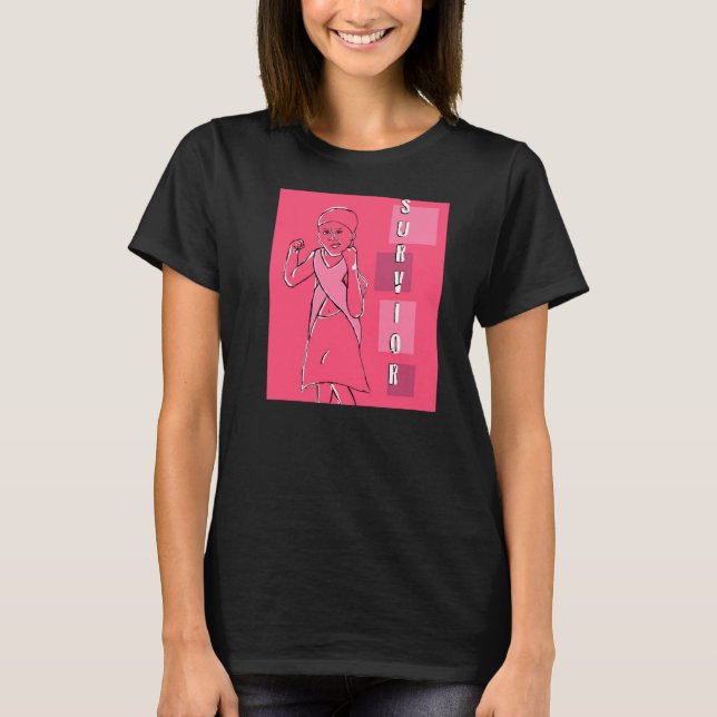 breast cancer survivor T-Shirt (Front)