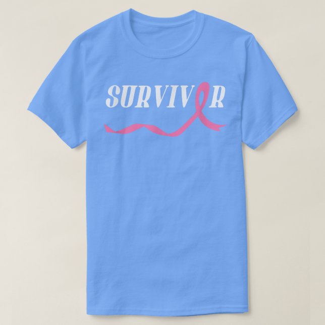 Breast Cancer Survivor  T-Shirt (Design Front)