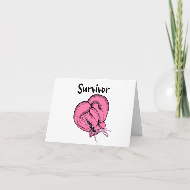 breast cancer survivor thank you card (Front)
