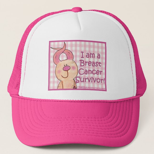 Breast Cancer Survivor Trucker Hat (Front)