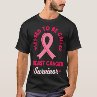 Breast Cancer Survivor Warrior Pink Ribbon Awarene T-Shirt