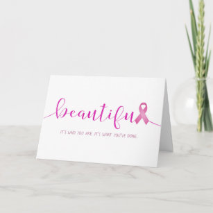 T Cancer Survivor You Are Beautiful Card