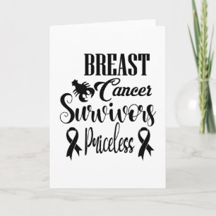 Breast Cancer Survivors Priceless Card