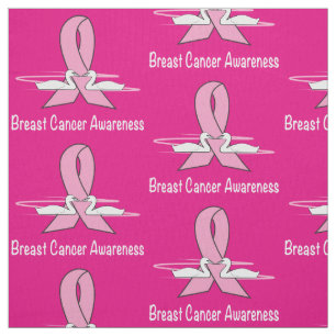 Breast Cancer Swans of Hope Fabric