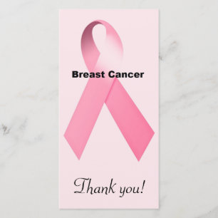 Breast Cancer Thank You Card