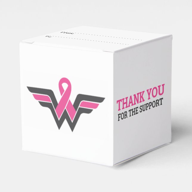 Breast Cancer Thank You For The Support Gift Box (Front Side)