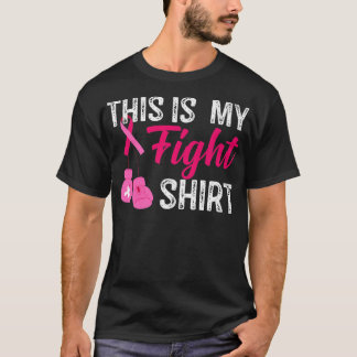Breast Cancer This is My Fights Pink Ribbon Premi T-Shirt