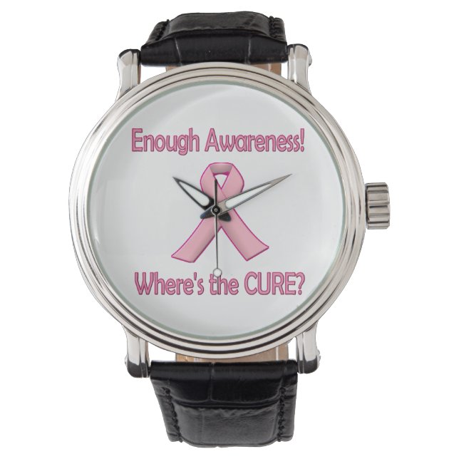 Breast Cancer- Time for a Cure Watch (Front)