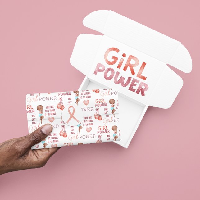 Breast Cancer Tissue Paper (Let someone special know how strong they are with this personalized tissue paper! )