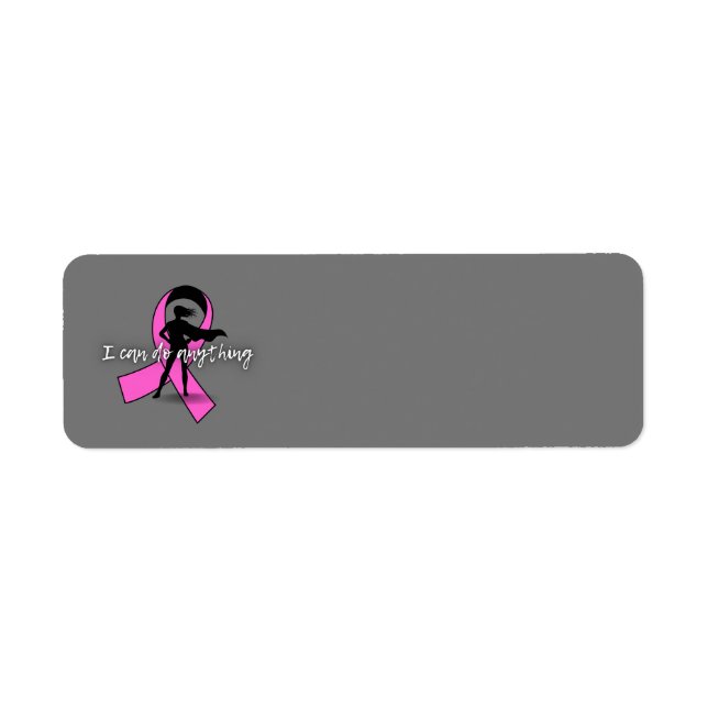 Breast Cancer Warrior Address Labels (Front)