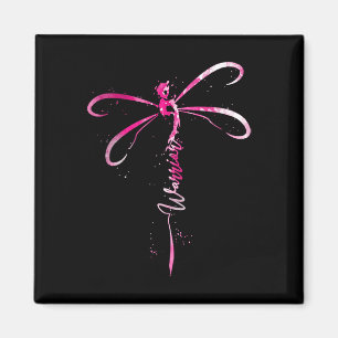 Breast Cancer Warrior Breast Cancer Awareness Drag Magnet