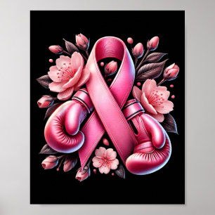 Breast Cancer Warrior Breast Cancer Awareness Poster