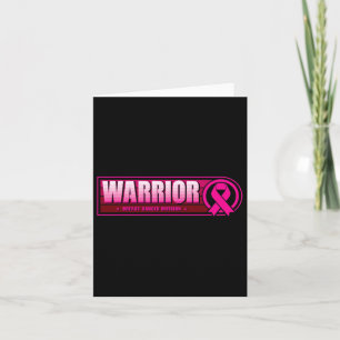 Breast Cancer Warrior - Breast Cancer Division Card