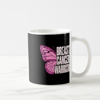 Breast Cancer Warrior Butterfly Breast Cancer Awar Coffee Mug