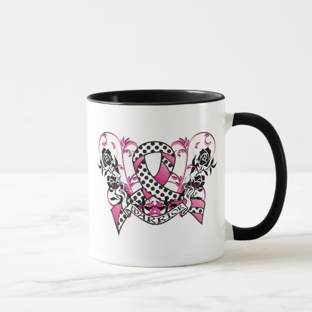 Breast Cancer Warrior Coffee Mug (Right)