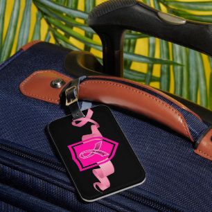 Breast Cancer Warrior Luggage Tag