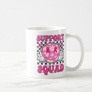 Breast Cancer Warrior Support Squad Breast Cancer  Coffee Mug