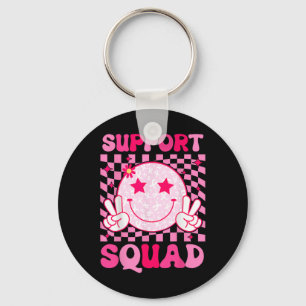 Breast Cancer Warrior Support Squad Breast Cancer Key Ring