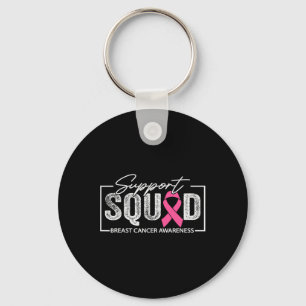 Breast Cancer Warrior Support Squad Breast Cancer Key Ring