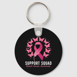 Breast Cancer Warrior Support Squad Breast Cancer Key Ring
