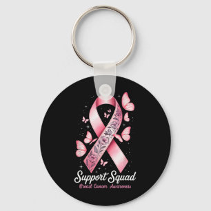Breast Cancer Warrior Support Squad Breast Cancer Key Ring