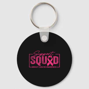 Breast Cancer Warrior Support Squad Breast Cancer Key Ring