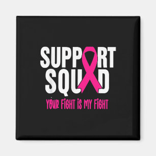 Breast Cancer Warrior Support Squad Breast Cancer Magnet