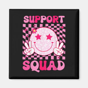Breast Cancer Warrior Support Squad Breast Cancer  Magnet