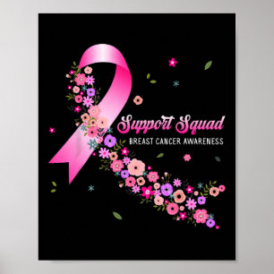 Breast Cancer Warrior Support Squad Breast Cancer Poster