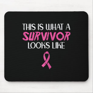 Breast Cancer What Survivor Look Like Awareness Ri Mouse Mat