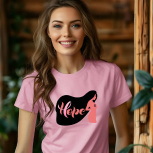 Breast Cancer Woman Hope Encouragement T-Shirt