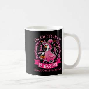 Breast Cancer Women Halloween In October We Wear P Coffee Mug