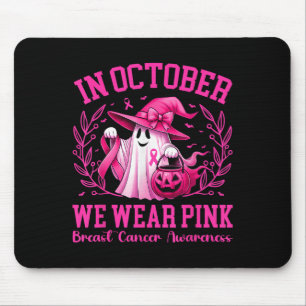 Breast Cancer Women Halloween In October We Wear P Mouse Mat