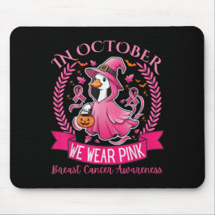 Breast Cancer Women Halloween In October We Wear P Mouse Mat