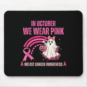 Breast Cancer Women Halloween In October We Wear P Mouse Mat
