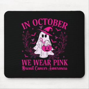 Breast Cancer Women Halloween In October We Wear P Mouse Mat
