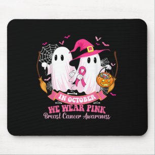 Breast Cancer Women Halloween In October We Wear P Mouse Mat